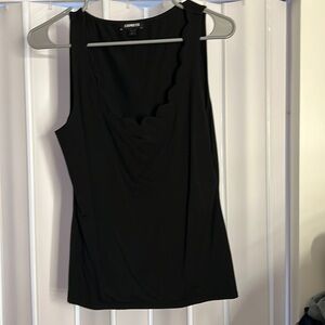 [Express] Bodycon scallop tank